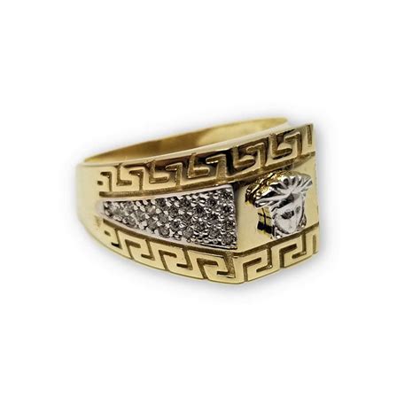 Bague Versace en or 10K 